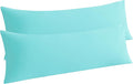 NTBAY Body Pillow Cases Set of 2, 2 Pack Brushed Microfiber 20x54 Pillow Cases by NTBAY