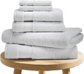 BIOWEAVES 100% Organic Cotton 6-Piece Luxury Bathroom Towels Set GOTS Certified by BIOWEAVES