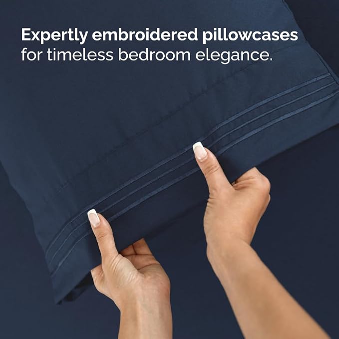 Flex Top Split Head King 4 Piece Sheet Set - Image 7