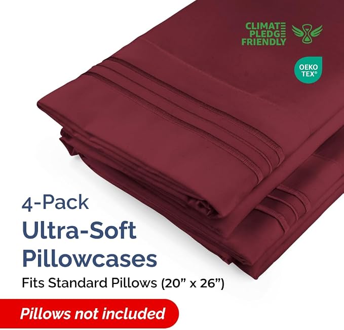 Standard Pillow Cases Set of 4 - Image 2