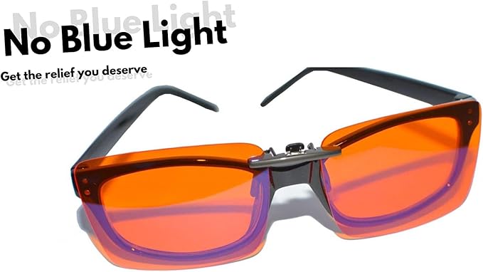Vyzia Clip On Blue Light Blocking Glasses - Image 2
