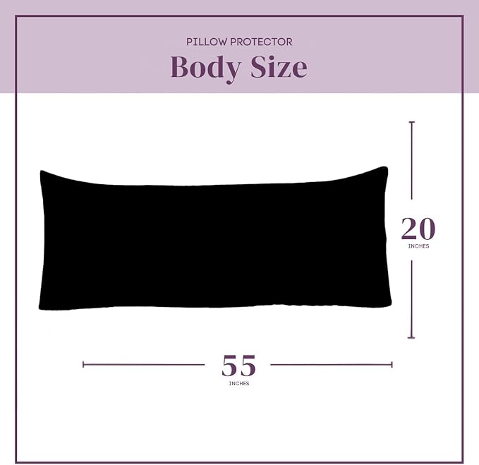 CirclesHome Pillow Protectors Single Pack Body Zippered - Image 2