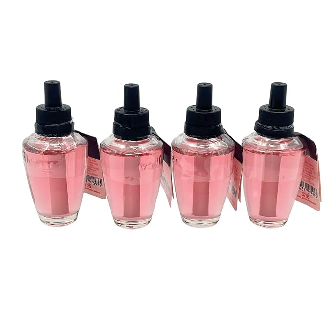 Bath and Body Works 4 Pack Sweet Pea Wallflowers Fragrance Refill. 0.8 fl oz. - Image 2