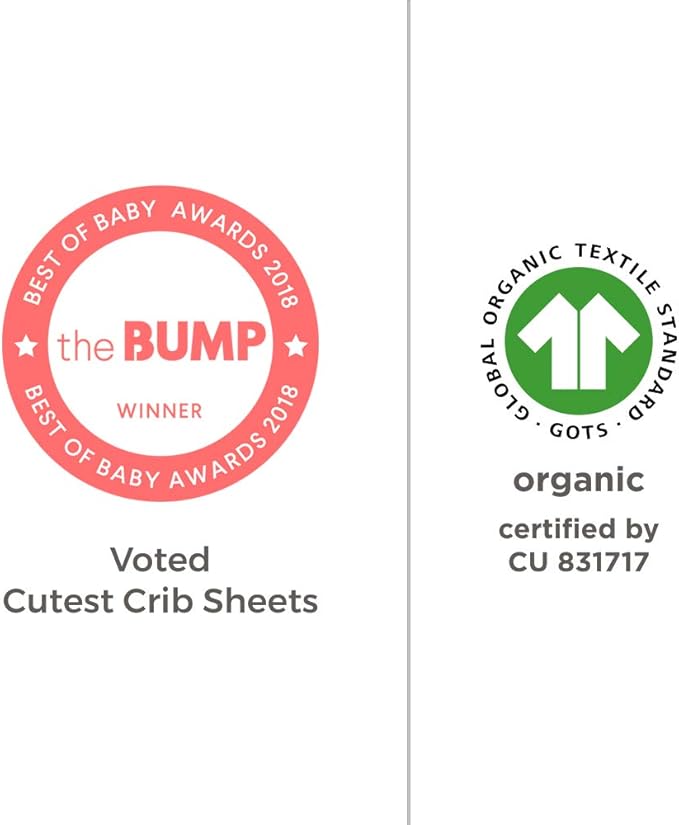 Burt's Bees Baby Essential Organic Cotton Fitted Crib Sheet, Breathable - Image 6