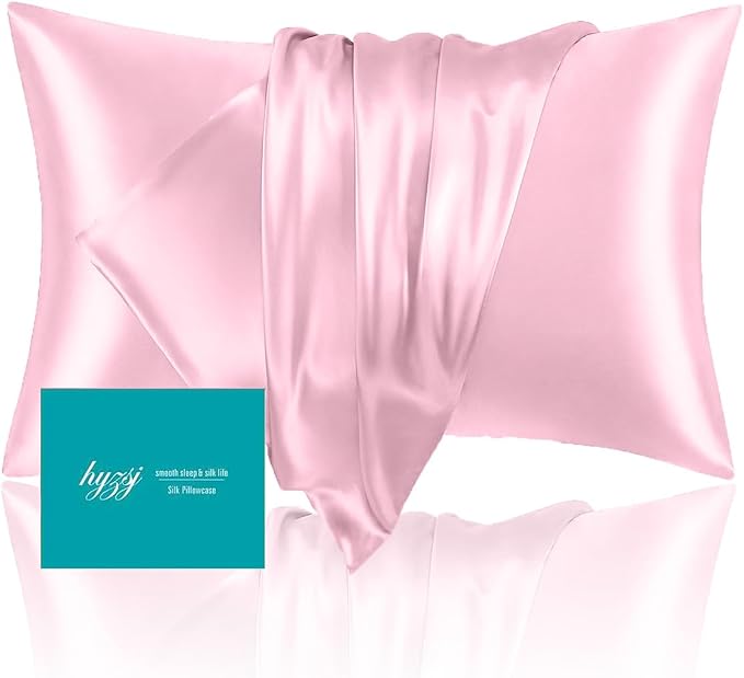 Mulberry Silk Pillowcase for Hair and Skin Queen Size 20"X 30" by Unknown