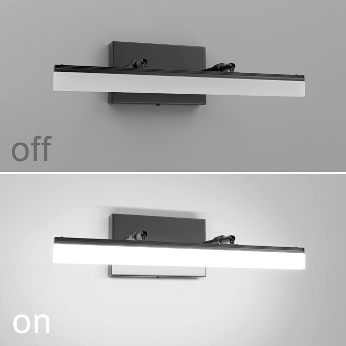 Aipsun 15.7 inch LED Vanity Lights Adjustable Bathroom Wall Light Fixtures - Image 6