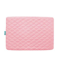 Mattress Pad Cover for Pack and Play Girls, Ultra Soft Pink Waterproof Playard by Bilobanbabybedding