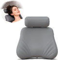 Upgraded Silicone Bath Pillow, 4D Press Inflatable Airbag and Non-Slip Large by Unknown