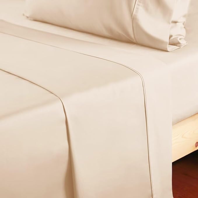 2-Pack Cotton King Flat Sheet Only, 600 Thread Count 100% Egyptian Cotton Top - Image 4