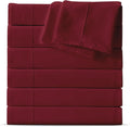 Maple&Stone Queen Flat Sheet 6 Pack, Premium Soft & Breathable, Brushed by MapleStone