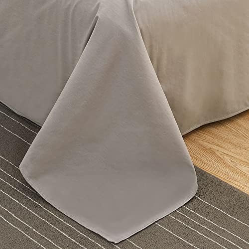 Microfiber Queen Bedding Flat Sheet, Ultra Soft and Wrinkle, Stain Resistant - Image 3