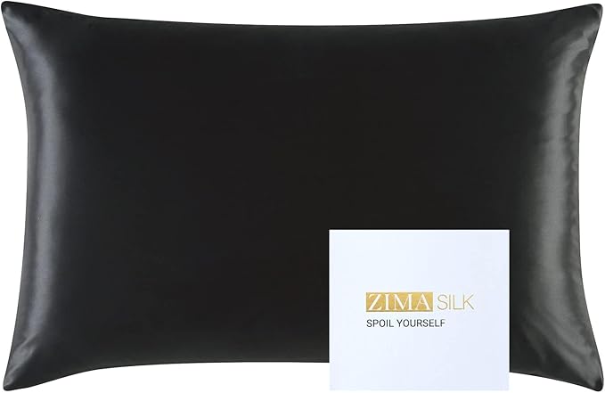 ZIMASILK 25 Momme 100% Pure Mulberry Silk Pillowcase by ZIMASILK