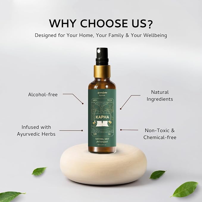 Lemongrass & Lavender Ayurveda Mist | Kapha Balancing Room Spray |Air Freshener - Image 7