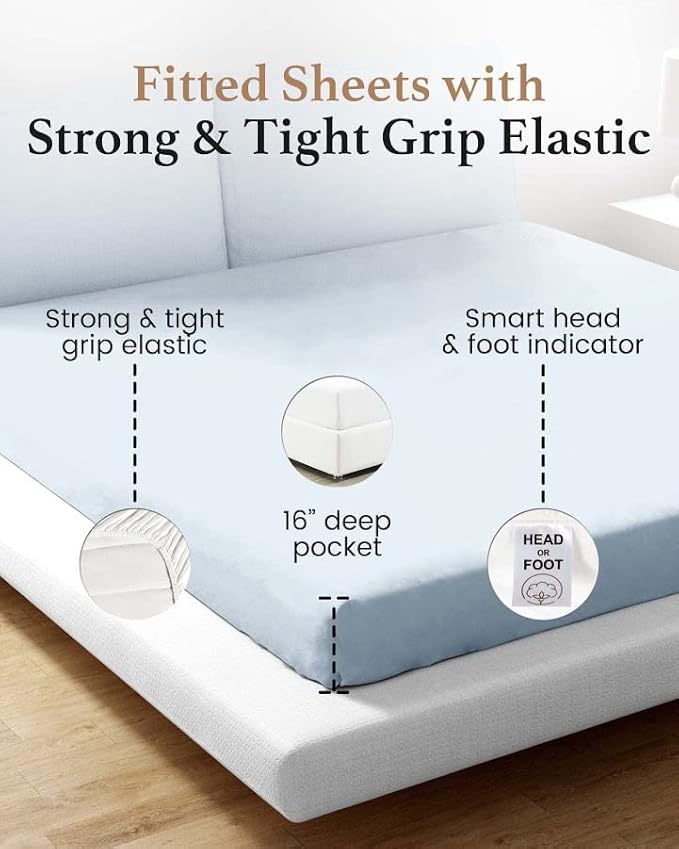 Good Sleep Bedding Twin XL Fitted Sheet Only - Image 4