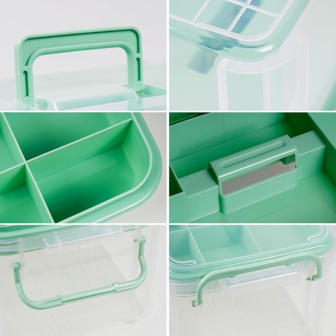 HEY FOLY 15qt Clear Medicine Organizer Storage Box - Image 4
