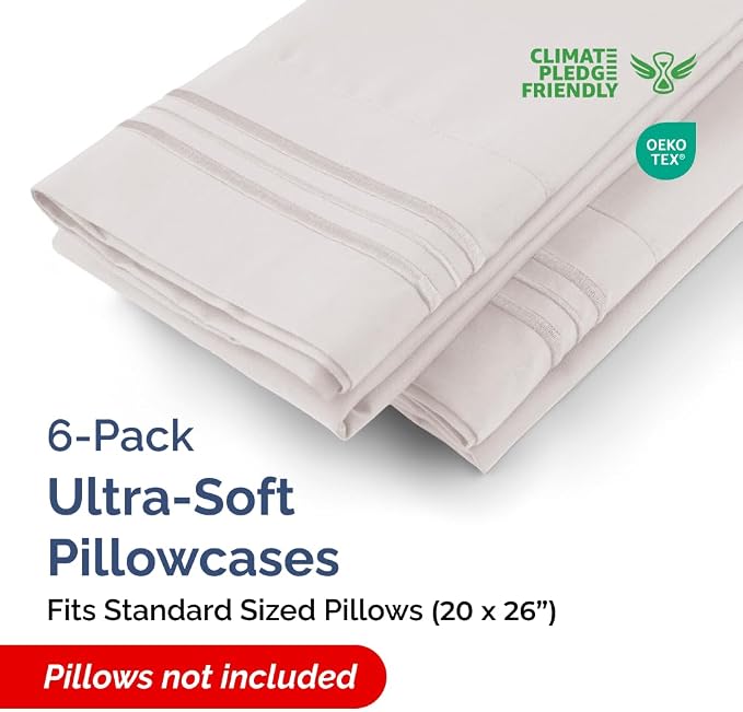 Standard Pillow Cases Set of 6 - Image 2