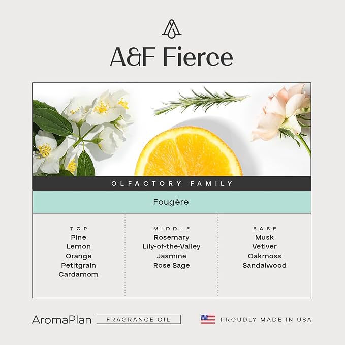 AromaPlan Hotel Scents, Inspired by A+F Fierce, 5 Fl Oz-Home Luxury Scents & 5 - Image 2
