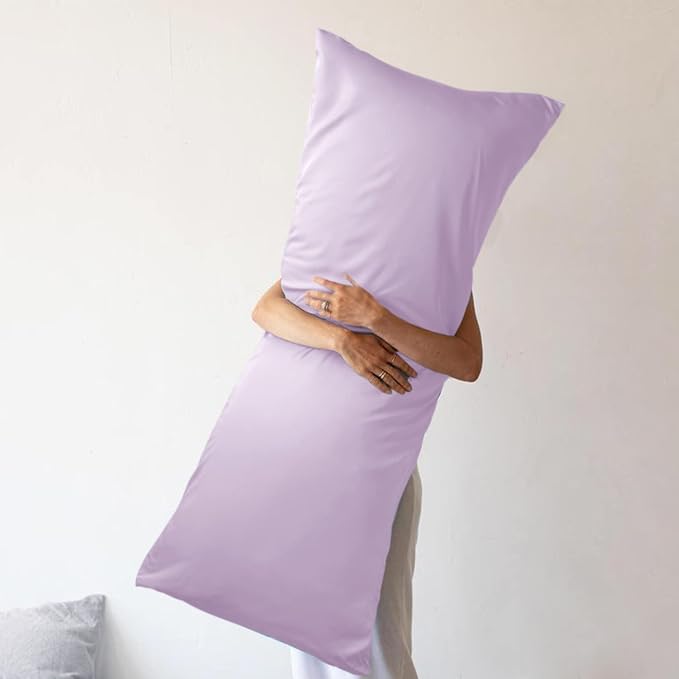 WishSmile Body Cooling Pillowcase Long Pillow Case Breathable Cool Silky Soft - Image 5