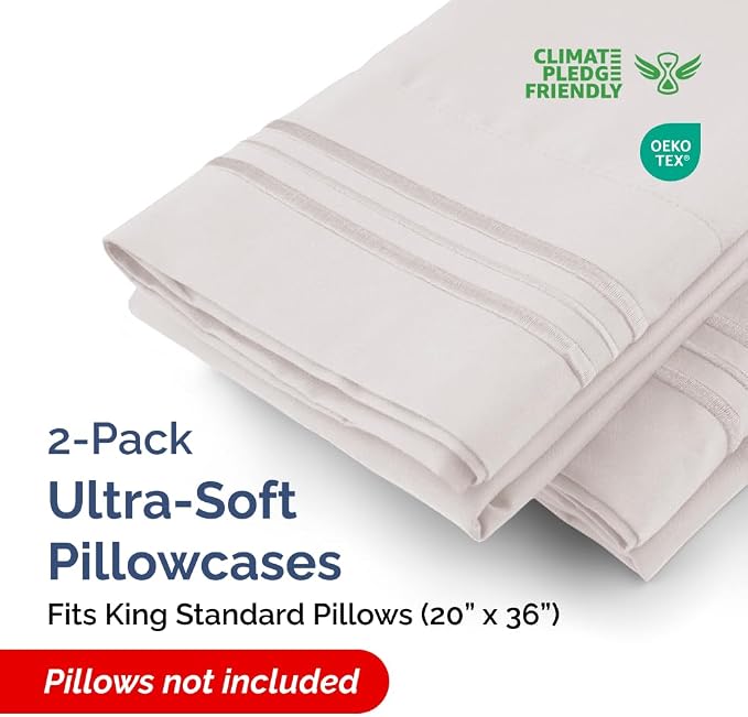 King Standard Pillow Cases Set of 2 - Image 2