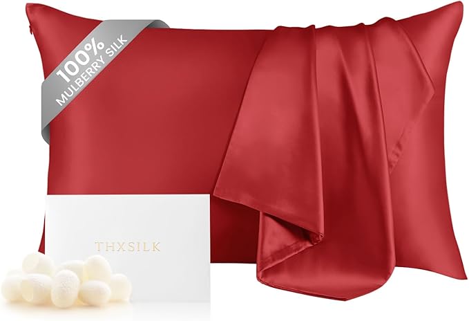 THXSILK 100% Pure Mulberry Silk Pillowcase by THXSILK