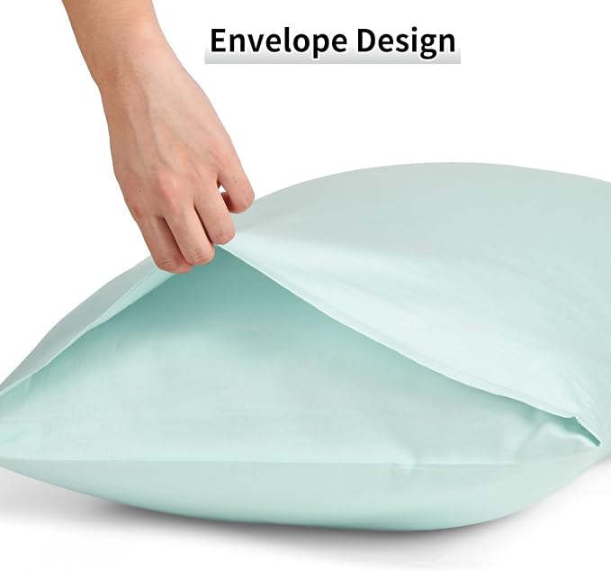 Warmstar Cotton Pillow Cases Standard Size Set of 2, 600 Thread Count - Image 5