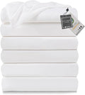 Lavisun Twin Flat Sheets Only, 6 Pack Soft Brushed Microfiber Bedding Sheets by Lavisun