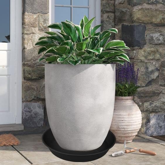 2 Pack of 20 22 inch Plant Saucer, 3.6" Depth Tray, Large Deep Heavy Duty - Image 7