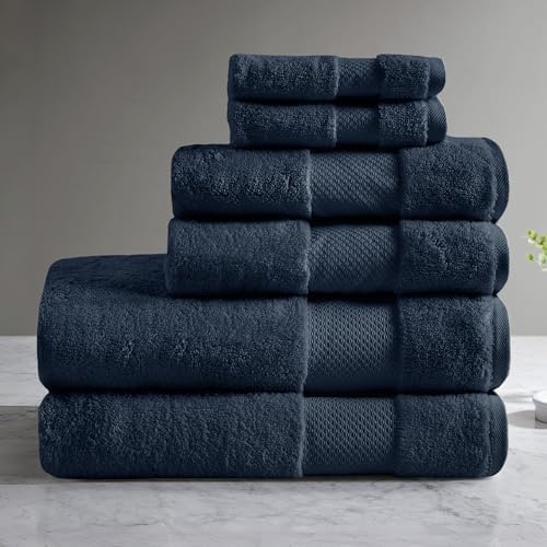 Madison Park Turkish 100% Cotton Towel Set, 600Gsm Luxury Premium Weight - Image 2