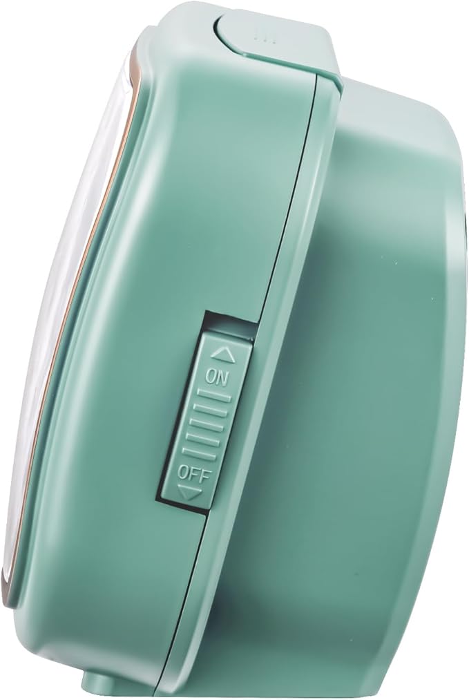 Tinload 4.3" Vintage Retro Analog Alarm Clock, Super Silent Non Ticking Clock - Image 7