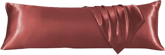 HUXMEYSON Body Pillow with Satin Pillowcase, Body Pillow - Image 9