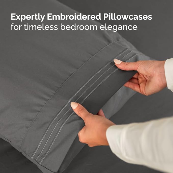 Flex Top Split Head King 4 Piece Sheet Set - Image 7