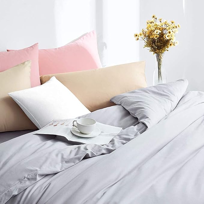 FLXXIE King Pillow Cases Set of 2, Soft Microfiber Pillow Covers - Image 5