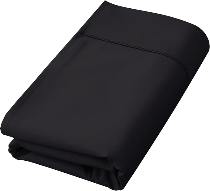Cotton Flat Sheets Only, 600 TC 100% Cotton Flat Sheet Top Sheet Only, Queen by ShunjieHome