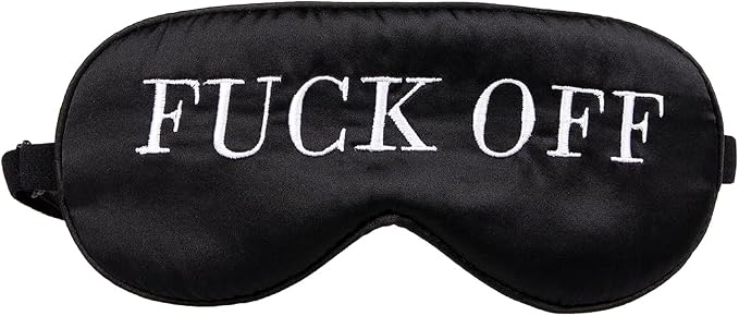 100% Mulberry Silk Sleep Mask Blackout, Cute Natural Sleeping Mask by NMMGlobal