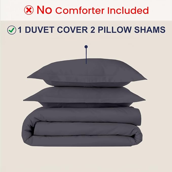 Kotton Culture 3 Pc 120"x120" Duvet Cover Set Super King Plus/Super Oversize - Image 2