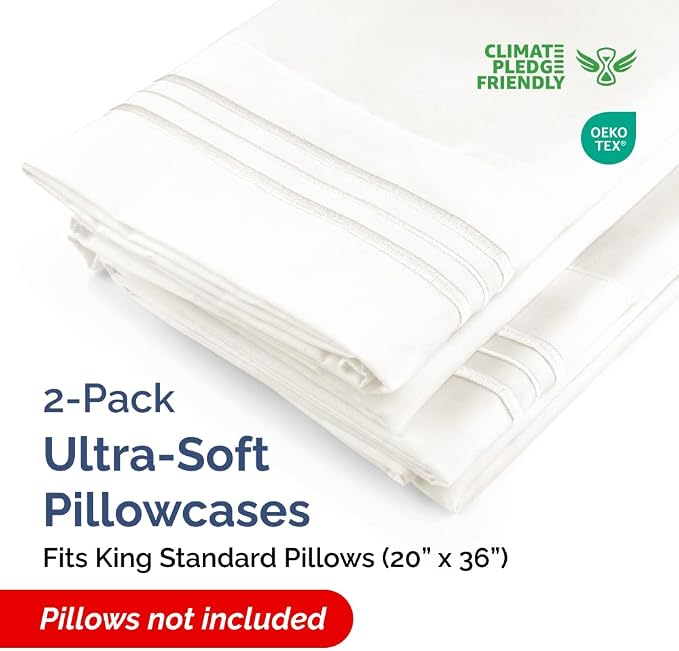 King Standard Pillow Cases Set of 2 - Image 2