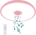 Pink Waterproof LED Ceiling Light Fixture, Music Ceiling Lamp, by AlwaysOnAlwaysWarm