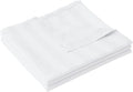 Cotton Twin Flat Sheet Only, 600 Thread Count 100% Egyptian Cotton Top Sheet by ZaizaiHome