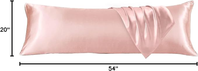 HUXMEYSON Body Pillow with Satin Pillowcase, Body Pillow - Image 10