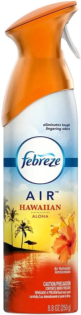 Febreze Air Freshener and Odor Eliminator Spray, Linen & Sky and Hawaiian Aloha - Image 6