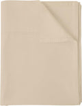 Flat Sheet Only King Size, 400 TC 100% Egyptian Cotton Flat Sheet -Beige Cotton by ShunjieHome
