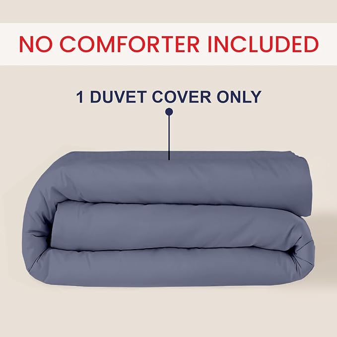 Kotton Culture 1 Pc Duvet Cover Queen Size/Full Size-100% Egyptian Cotton 600 - Image 2