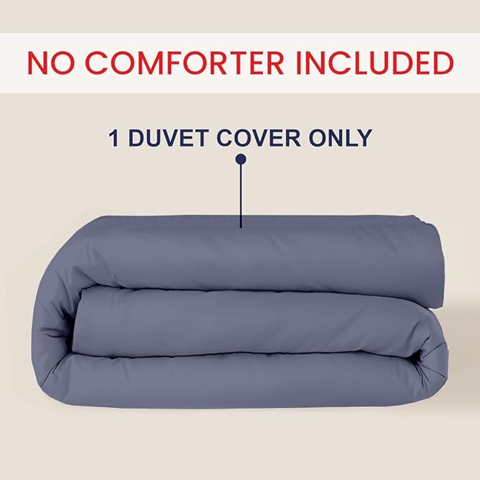Kotton Culture 1 Pc Twin XL/Twin Duvet Cover Only-100% Egyptian Cotton 600 - Image 2