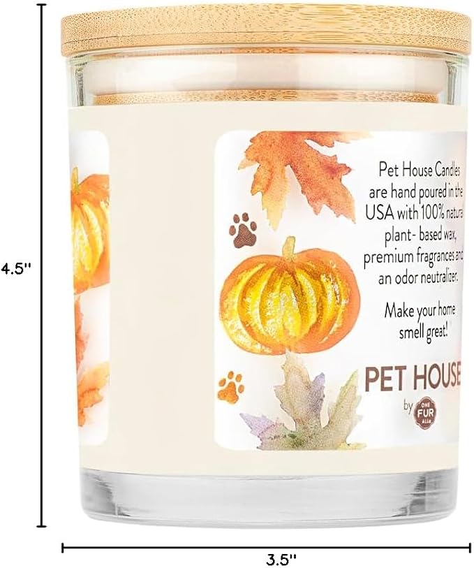 One Fur All Pet House Fall Candles, Long Lasting, Clean Burning, Soy Wax - Image 9