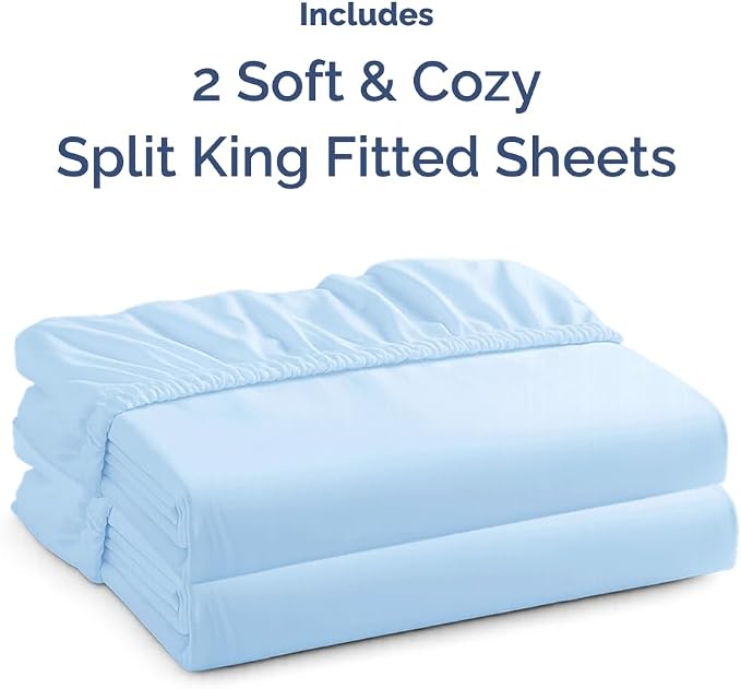 Split King Fitted Bed Sheet - Image 4