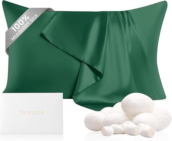 THXSILK 100% Pure Mulberry Silk Pillowcase by THXSILK