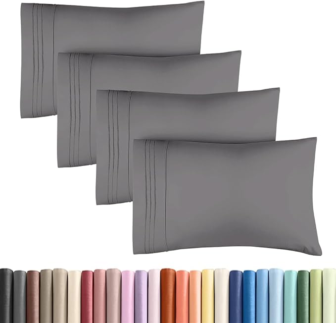 King Standard Pillow Cases Set of 4 by CGKUnlimited