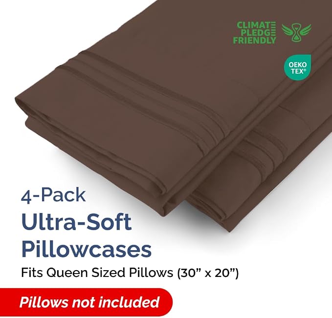 Queen Pillow Cases Set of 4 - Image 2