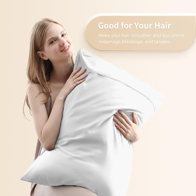 Standard Pillowcases, Cooling Viscose from Bamboo Pillow Covers - Image 2