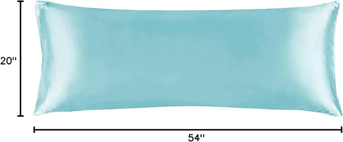 BEDELITE Satin Body Pillow Cover, Super Soft and Cooling Body Pillow Pillowcase - Image 7